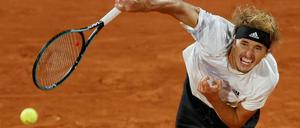 Alexander Zverev war in der dritten Runde von Paris erstaunlich schnell fertig.