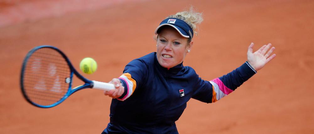 Mit Biss. Laura Siegemund setzte sich im Achtelfinale in zwei Sätzen durch. 