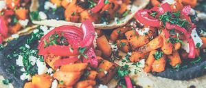 Taco de Calabaza (Kürbistacos), eines von vielen Rezepten aus dem neuerschienenen Kochbuch "Mexico" 