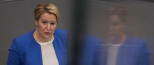 Genießt eine Sonderbehandlung: Bundesfamilienministerin Franziska Giffey (SPD).