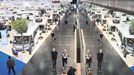 Zur ersten großen Messe in diesem Herbst, dem Caravan Salon in Düsseldorf, kamen Anfang September mehr als 100 000 Besucher. 