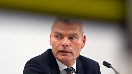 Holger Stahlknecht (CDU), Innenminister von Sachsen-Anhalt, steht nach missverständlichen Äußerungen stark in der Kritik. 