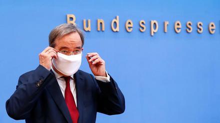 Armin Laschet stellt einen eigenen Konjunkturplan für Deutschland vor 