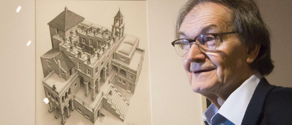 Singulär. Roger Penrose prägte die gar nicht graue Theorie Schwarzer Löcher.