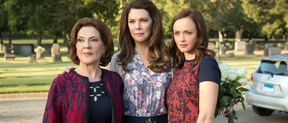 Die Gilmore Girls: Kelly Bishop als Emily (l-r), Lauren Graham als Lorelai und Alexis Bledel als Rory.
