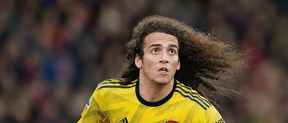 Mittelfeldspieler Matteo Guendouzi vom FC Arsenal stand ganz oben auf Herthas Wunschliste. 