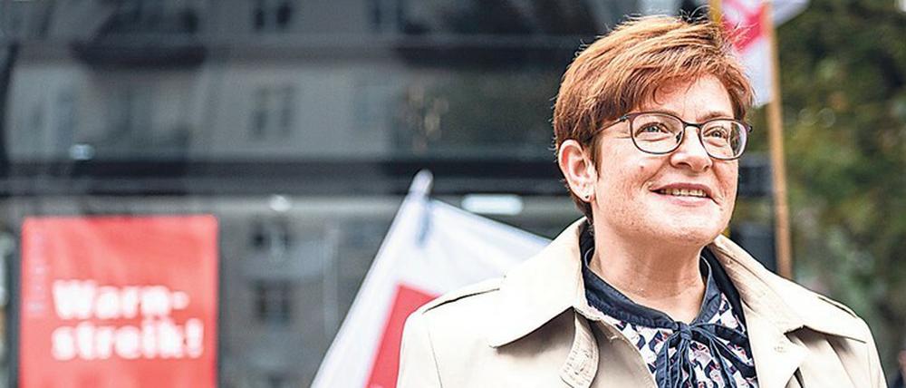 Christine Behle, ehemals Inspektorin bei der Stadt Wuppertal, ist stellvertretende Vorsitzende der Dienstleistungsgewerkschaft Verdi.