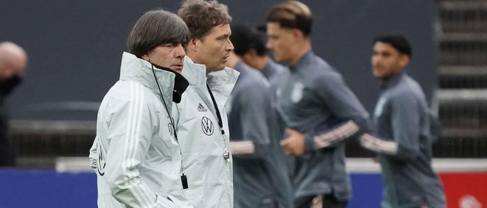Stimmung wie auf dem Trainingsplatz. Das Länderspiel von Joachim Löws Nationalteam wird vor maximal 300 Zuschauern in Köln stattfinden.