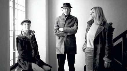 Die drei aus der ehemaligen West-Berliner Hausbesetzerszene, jetzt Autorenkollektiv. Bettina Munk (links), Heinz Bude und Karin Wieland.