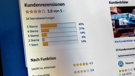 Nutzerbewertungen sind eine zentrale Entscheidungshilfe beim Online-Kauf.Foto: imago