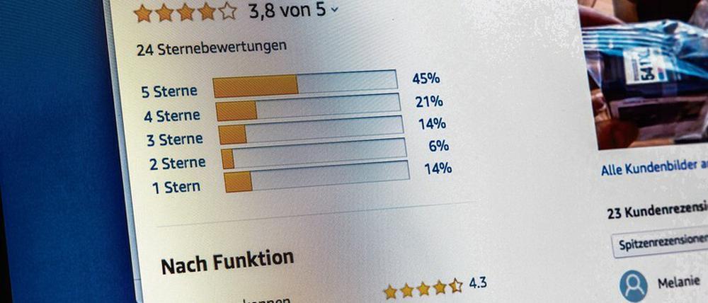 Nutzerbewertungen sind eine zentrale Entscheidungshilfe beim Online-Kauf.Foto: imago