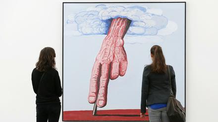 Philip Gustons Gemälde "The Line".