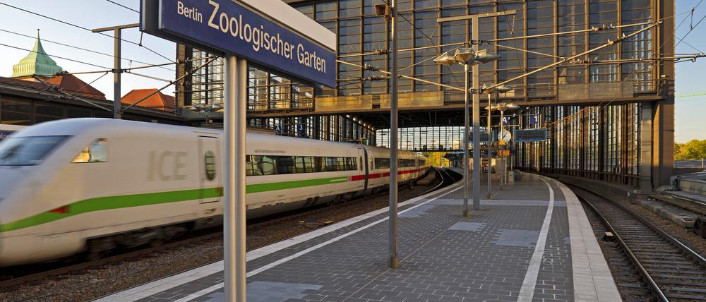 Am Zoo halten ab Sonntag wieder ICE.