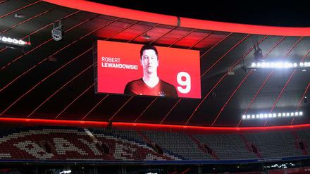 Leere Ränge, voll gute Stimmung. Robert Lewandowski war am Sonntag Mann des Tages.