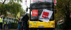 Jüngst gab es am 29. September einen Warnstreik bei der BVG: