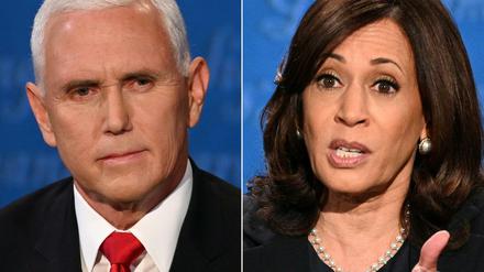 Mike Pence und Kamala Harris.