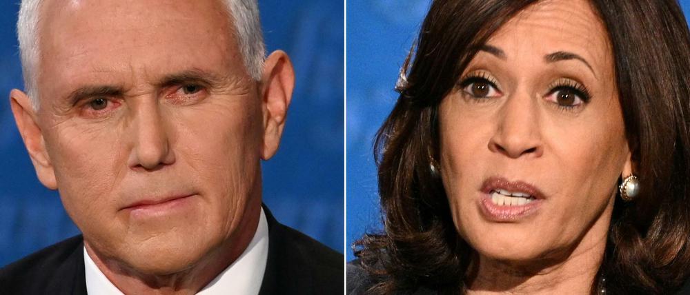 Mike Pence und Kamala Harris.
