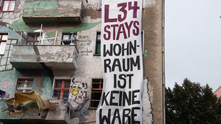 Die Räumung des Hauses Liebig 34 ist am Freitag geplant.
