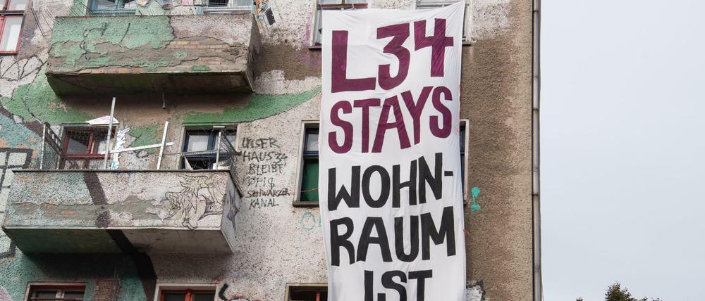 Die Räumung des Hauses Liebig 34 ist am Freitag geplant.