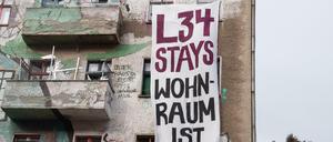 Die Räumung des Hauses Liebig 34 ist am Freitag geplant.