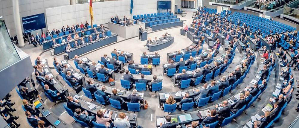 Es könnte in einem Jahr noch enger werden im Bundestag. 