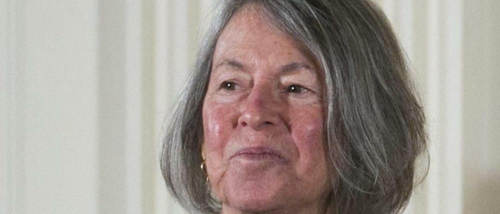 Die frisch gekürte Preisträgerin. Louise Glück, hier 2016 in Washington.
