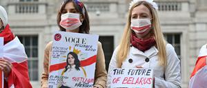 Einen Machtwechsel in Belarus fordern Demonstranten seit August. 