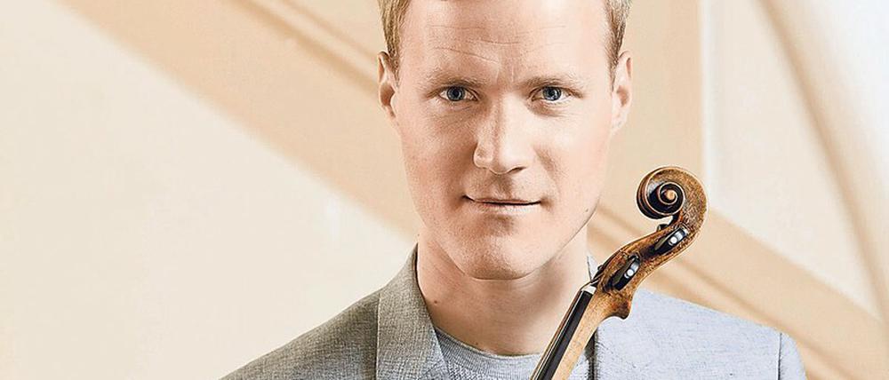 Die Reliquie erwacht. Christoph Koncz mit Mozarts Geige.