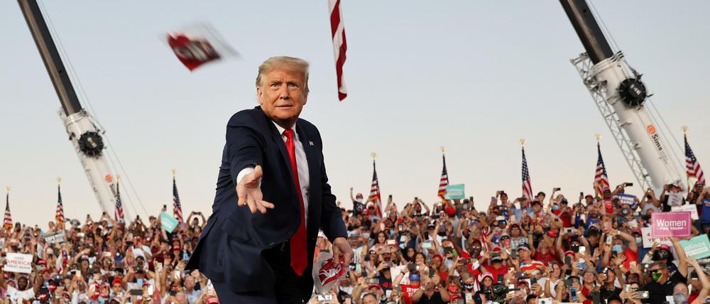 Voll zurück im Wahlkampf: US-Präsident Donald Trump in Orlando (Florida)