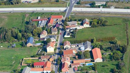 Das Dörfchen Selchow bei Schönefeld. 