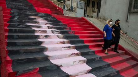 Europa muss die Demokraten in der Türkei stärken - hier eine von Kunststudenten verwandelte Treppe in Istanbul. 