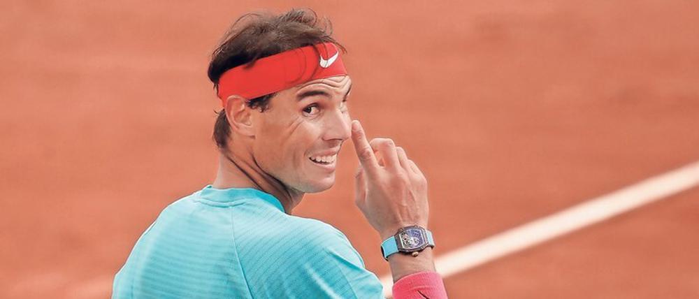 Freut sich auf Novak Djokovic. Oder doch nicht? Rafael Nadal spielte in jüngerer Vergangenheit nicht so gern gegen den serbischen Weltranglistenersten. Am Sonntag kommt es zum 56. Duell der beiden Tennisstars. 