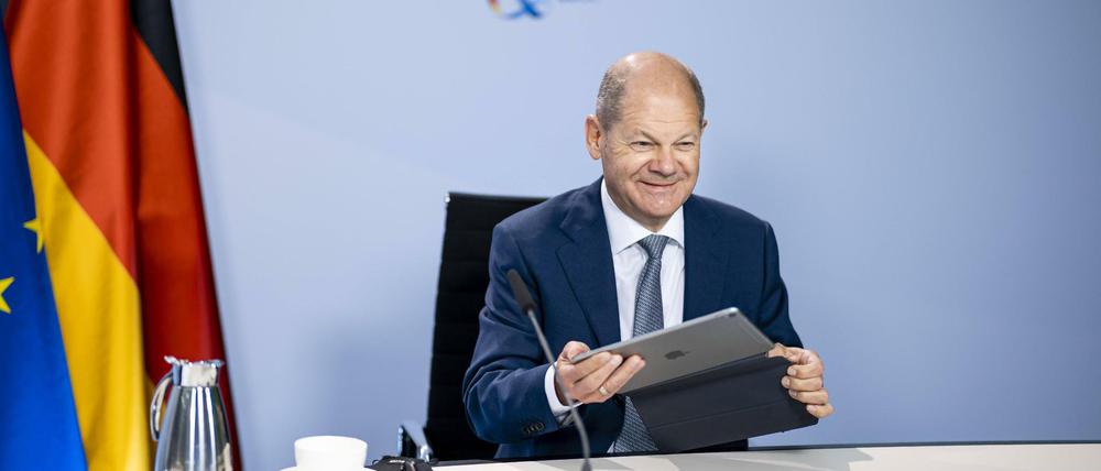 Bundesfinanzminister Olaf Scholz, der aktuelle Kanzlerkandidat der SPD.