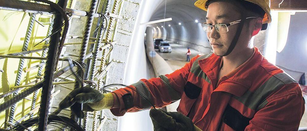 China finanziert zahlreiche Bauvorhaben in Osteuropa. 