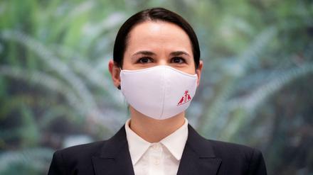 Besuchte Anfang Oktober Berlin: die belarussische Oppositionsführerin Swetlana Tichanowskaja