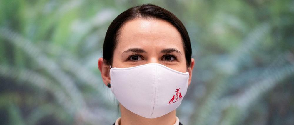 Besuchte Anfang Oktober Berlin: die belarussische Oppositionsführerin Swetlana Tichanowskaja