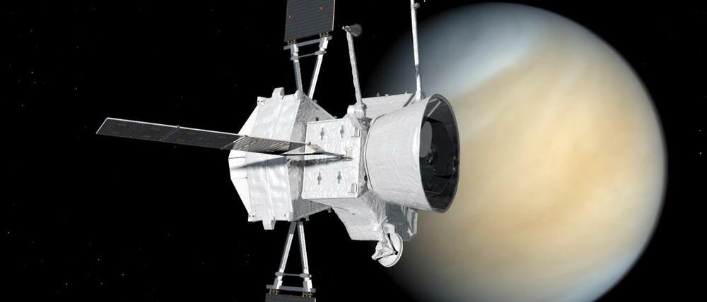 Die Esa-Sonde "BepiColombo" ist auf ihrem Weg zum Merkur wie geplant an der Venus vorbeigeflogen, hat Bilder aufgenommen und Daten über den Planeten gesammelt. 