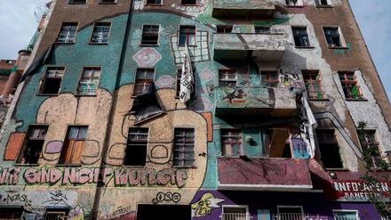Das besetzte Haus in Friedrichshain wurde am Freitag geräumt.