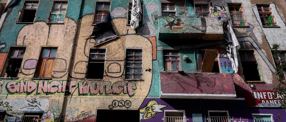 Das besetzte Haus in Friedrichshain wurde am Freitag geräumt.