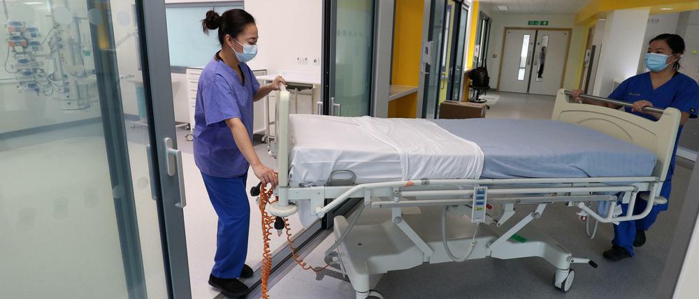Die Krankenhäuser in Berlin bereiten sich auf weitere Intensiv-Patienten mit dem Coronavirus vor. 