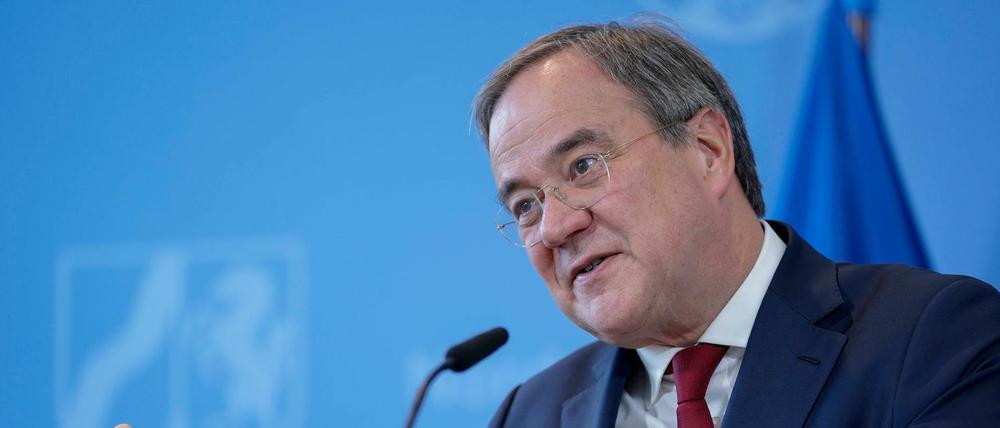Mahnt klare Regeln an. Armin Laschet (CDU), Ministerpräsident von Nordrhein-Westfalen.