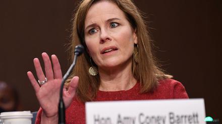 Die Juristin Amy Coney Barrett musste eine Marathon-Befragung vor dem Senat über sich ergehen lassen.