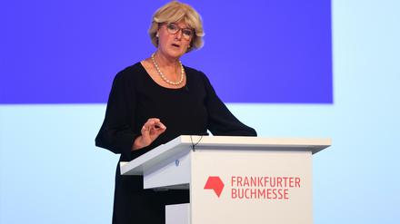Monika Grütters auf der Frankfurter Buchmesse, 2020.