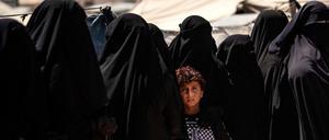Vor allem Frauen und Kinder leben im Lager Al-Hol.