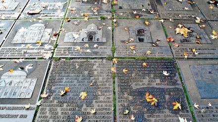 Gedenken an die Shoa. Das Mahnmal in der Moabiter Levetzowstraße erinnert an die Synagoge, die dort einst stand. Die Nationalsozialisten missbrauchten sie als Sammelstelle für Juden, die später deportiert werden sollten.