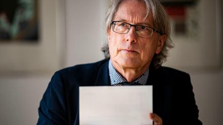 Matthias Kollatz, Finanzsenator von Berlin, spricht in der Senatsverwaltung für Finanzen zu den Folgen des Coronavirus.