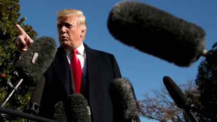 Zerrbild. US-Präsident Donald Trump behandelt kritische Medien als politische "Opposition". 