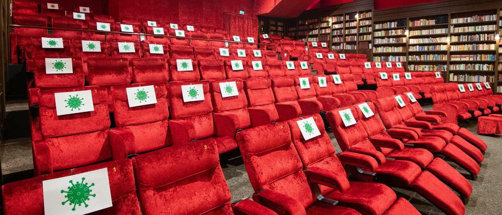 Wir müssen leider Abstand halten: ein Saal im Astor Grand Cinema in Hannover. 