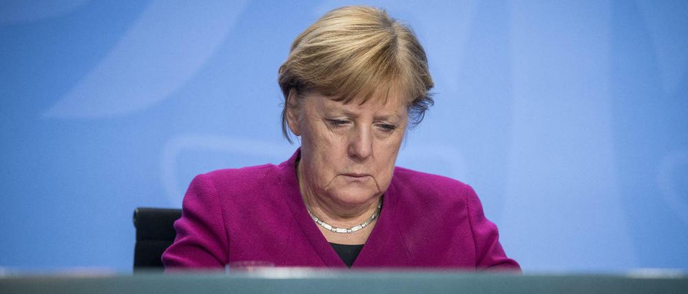 Angela Merkel ist besorgt angesichts der aktuellen Entwicklung bei den Coronazahlen.
