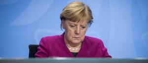 Angela Merkel ist besorgt angesichts der aktuellen Entwicklung bei den Coronazahlen.